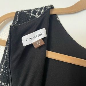 Women’s black and white dress